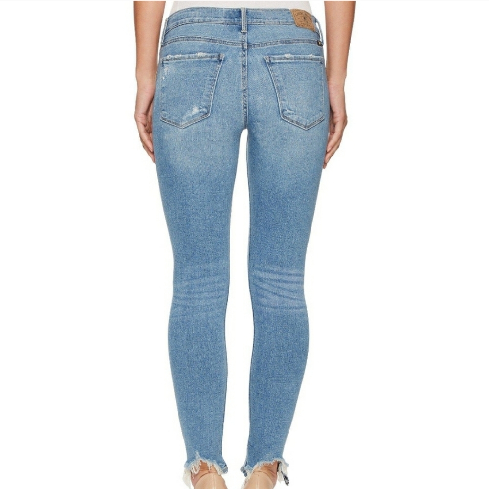 Lucky Brand Brooke Legging Jean Raw Hem Size 0/25